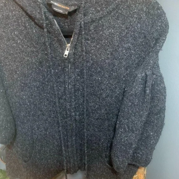 BCBG MaxAzria Zip - Up Sweater Hoodie - Picture 3 of 9